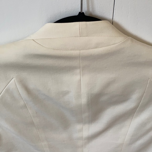 Truth and Pride cream tuxedo style blazer - Picture 4 of 5